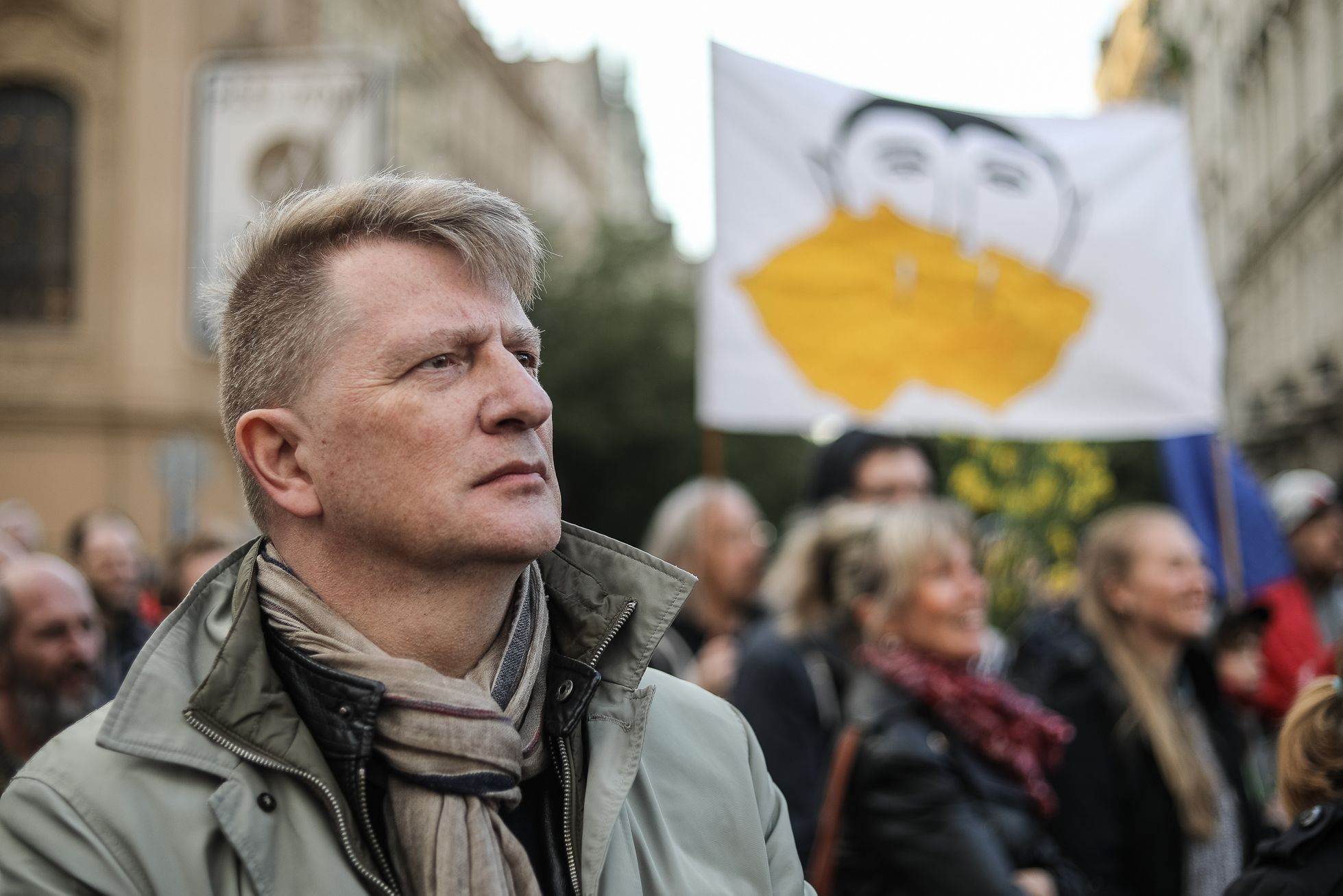 Třetí demonstrace proti Benešové a Babišovi a za spravedlivou justici, Staroměstské náměstí, Praha