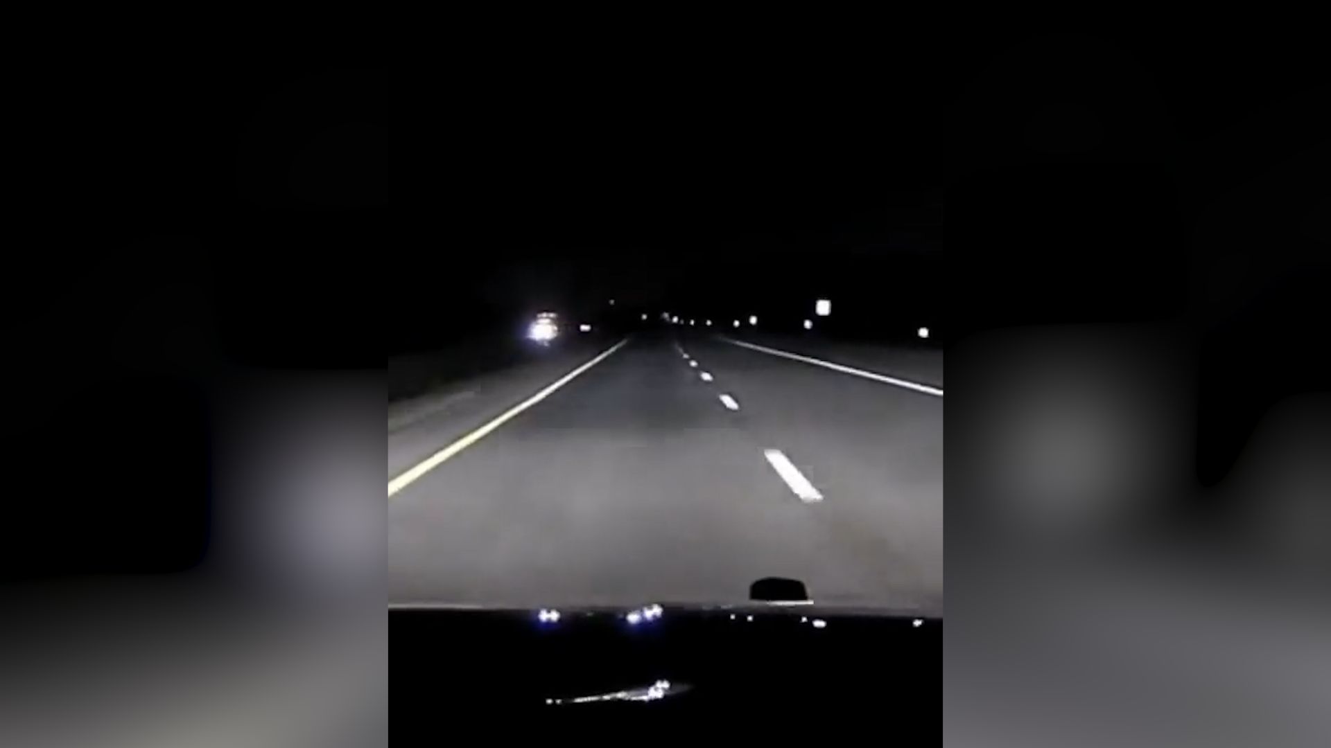 Someone is driving in the opposite direction, the driver reported.  The police released a video with an unexpected point