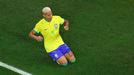 Richarlison slaví gól v osmifinále MS 2022 Brazílie - Jižní Korea