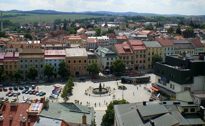 Pohled z věže kostela sv. Jakuba