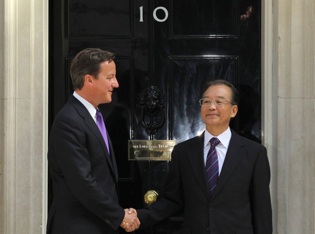 Čínský premiér v Londýně