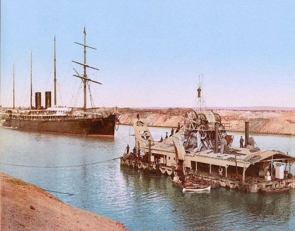 Fotogalerie / Dokončen Suezský průplav / 1869 / LOC