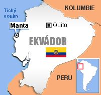 Mapa - Ekvádor, Manta