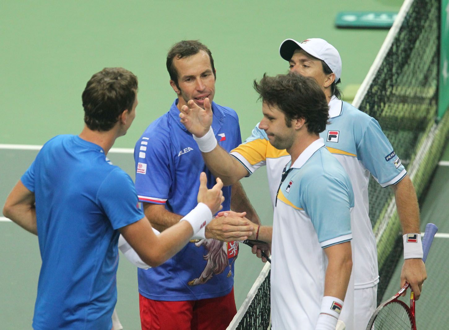 Tenis, DC, Česko - Argentina: čtyřhra - konec zápasu