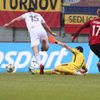 HET liga, Karviná - Sparta: Tomáš Wágner dává gól na 1:1