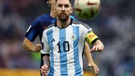 Lionel Messi v semifinále MS 2022 Argentina - Chorvatsko