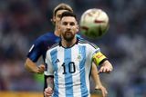 Lionel Messi v semifinále MS 2022 Argentina - Chorvatsko