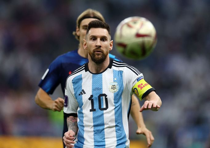 Lionel Messi v semifinále MS 2022 Argentina - Chorvatsko