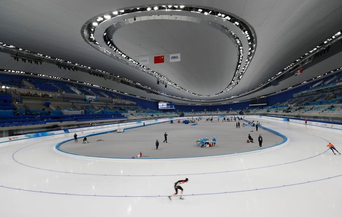 Stadiony pro olympiádu 2022: Ice ribbon (rychlobruslení)