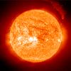 The Sun ejected a spectacular "eruptive prominence," a mass of relatively cool plasma, into space on Friday, March 12. The gas was relatively cool - only 60,000-80,000 Kelvin (110,000 - 145,000 degrees F) compared with the fiery 1.5 million degree K plasma (2.7 million F) surrounding it in the Sun's outer atmosphere, or corona. At the time of this snapshot, the eruptive prominence was over 700,000 km (420,000 miles across), over 50 times the Earth's diameter. That's like measuring the length of 50 Earth's standing side-by-side! Even more, the plasma was moving at a rate of over 75,000 km per hour (50,000 mph). Eruptive prominences of this size are associated with coronal mass ejections (CME's), and the CME-prominence combination can deliver a powerful one-two punch to the earth's magnetosphere when directed toward Earth. In this case, the prominence and associated coronal mass ejection were directed away from the Earth and out into space. SOHO is a mission of international cooperation between the European Space Agency (ESA) and NASA. It was launched on December 2, 1995 from Cape Canaveral aboard an Atlas IIAS launch vehicle.