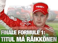 F1: Titul má Räikkönen