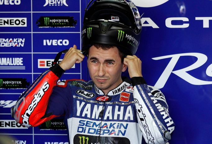 Jorge Lorenzo před rozhodující Velkou cenou Valencie