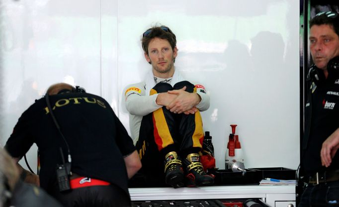 Formule 1: Romain Grosjean, Lotus