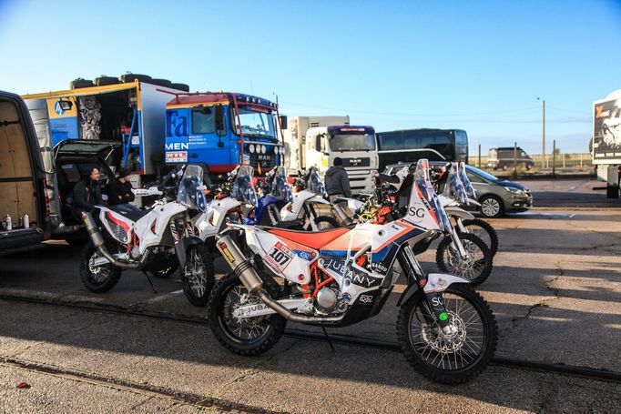 Odjezd na Rallye Dakar 2018: Ferran Jubany, KTM