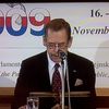 Václav Havel při oslavách 20 let od 17. listopadu