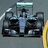 Mercedes Formula One driver Nico Rosberg of Germany drives during the first practice session of the Australian F1 Grand Prix at the Albert Park circuit in Melbourne