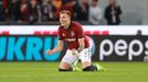 Patrik Vydra se raduje po zápase 2. kola nadstavby F:L Sparta - Slavia