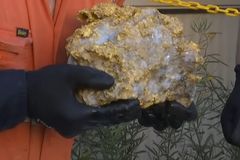 "Nesmírně vzácné." Australští horníci objevili při těžbě obří kameny posázené zlatem