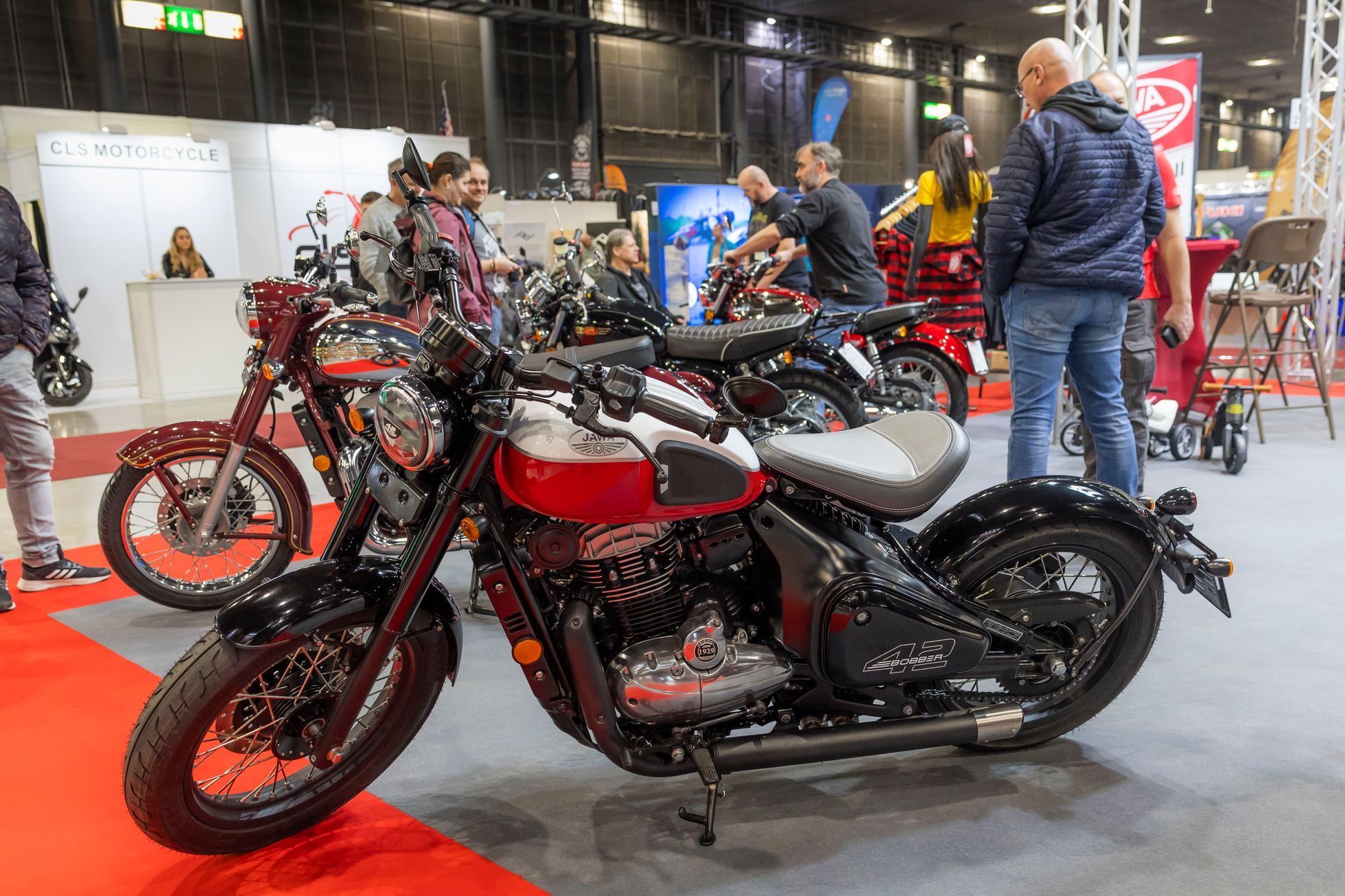 Motosalon 2024, výstava, motocykl, Jawa, Jawa Geeny a další