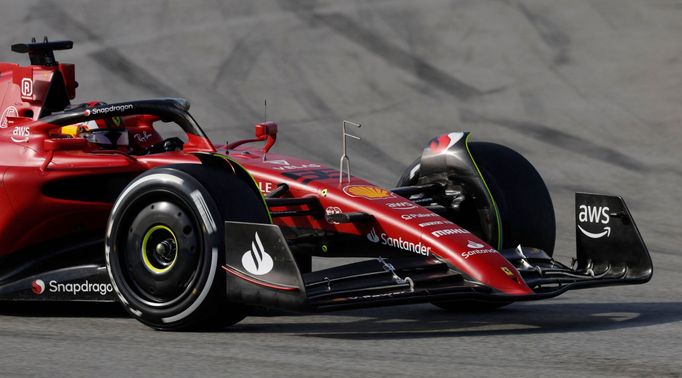 Testy F1 v Barceloně 2022: Charles Leclerc, Ferrari