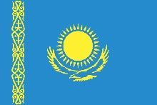 Vlajka Kazachstán
