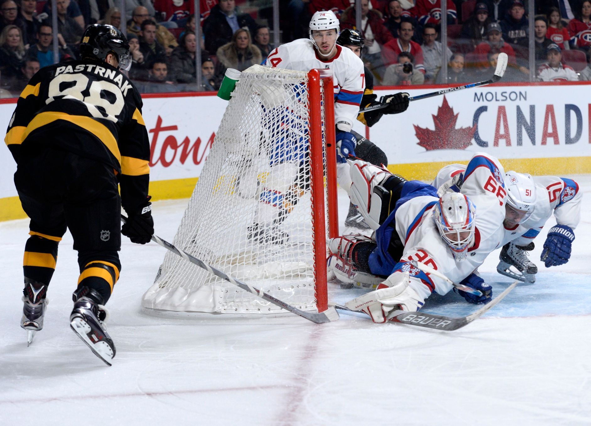 NHL: Boston Bruins at Montreal Canadiens, David Pastrňák