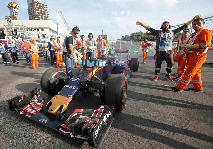 F1, VC Evropy v Baku 2016: Carlos Sainz junior, Toro Rosso