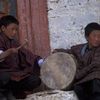 Bhútán - dva bubeníci