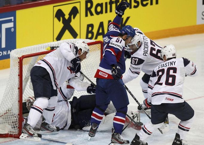 MS v hokeji 2012: USA - Slovensko (Graňák, gól)