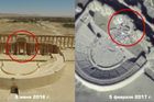 Islámský stát znovu ničí památky v syrské Palmýře. Rusko v pondělí zveřejnilo letecké snímky