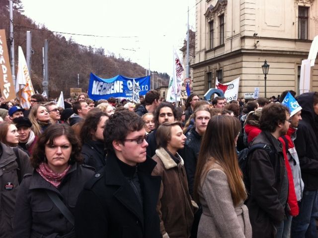 Týden neklidu - demonstrace v Praze