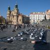 Oběti války na Ukrajině, měsíc od začátku, Staroměstské náměstí, happening Amnesty International