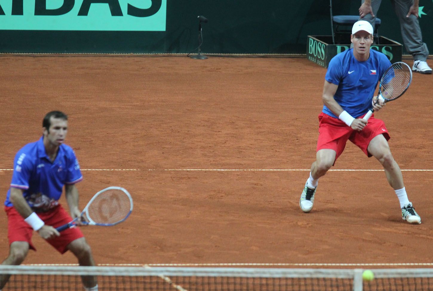 Davis Cup: Česko - Srbsko (Štěpánek, Berdych)