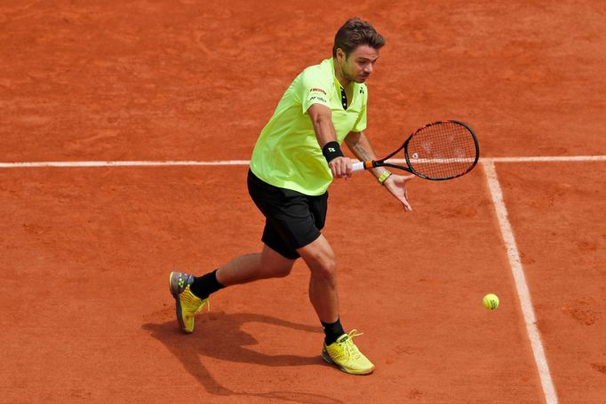 Stan Wawrinka v druhém kole French Open 2016