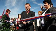 Pásku slavnostně přestřihl Rudolf Blažek, náměstek primátora hl.m. Prahy MUDr. Pavla Béma.