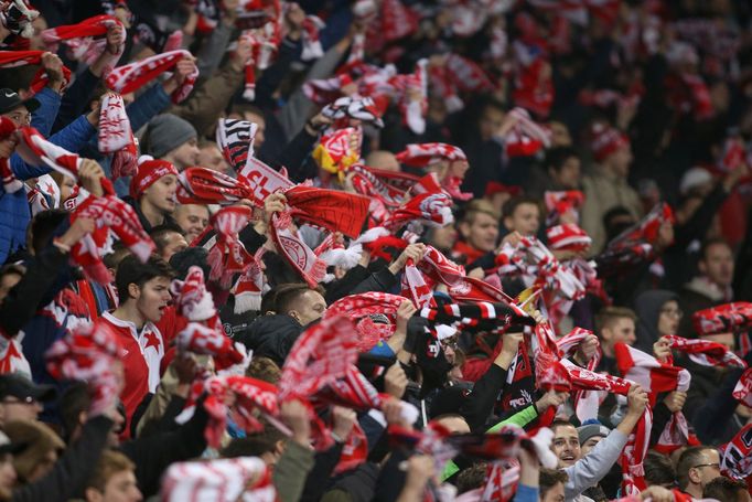 EPL, Slavia-Mladá Boleslav: fanoušci Slavie