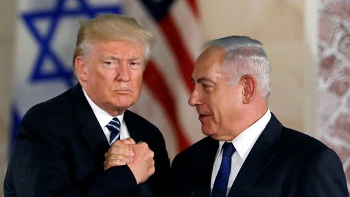 Americký prezident Donald Trump a izraelský premiér Benjamin Netanjahu