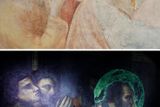 Giotto pracoval v kapli technikou zvanou freska-secco (suchá freska), kdy jsou akvarelové barvy vtírány do uschlé a pak znovu zvlhčené omítky. Naopak jiné slavné Giottovy práce - například v sousední Kapli Bardiů nebo ve chrámu svatého Františka v Assisi - jsou malovány takzvanou pravou freskou, tedy do ještě vlhké a čerstvé omítky.