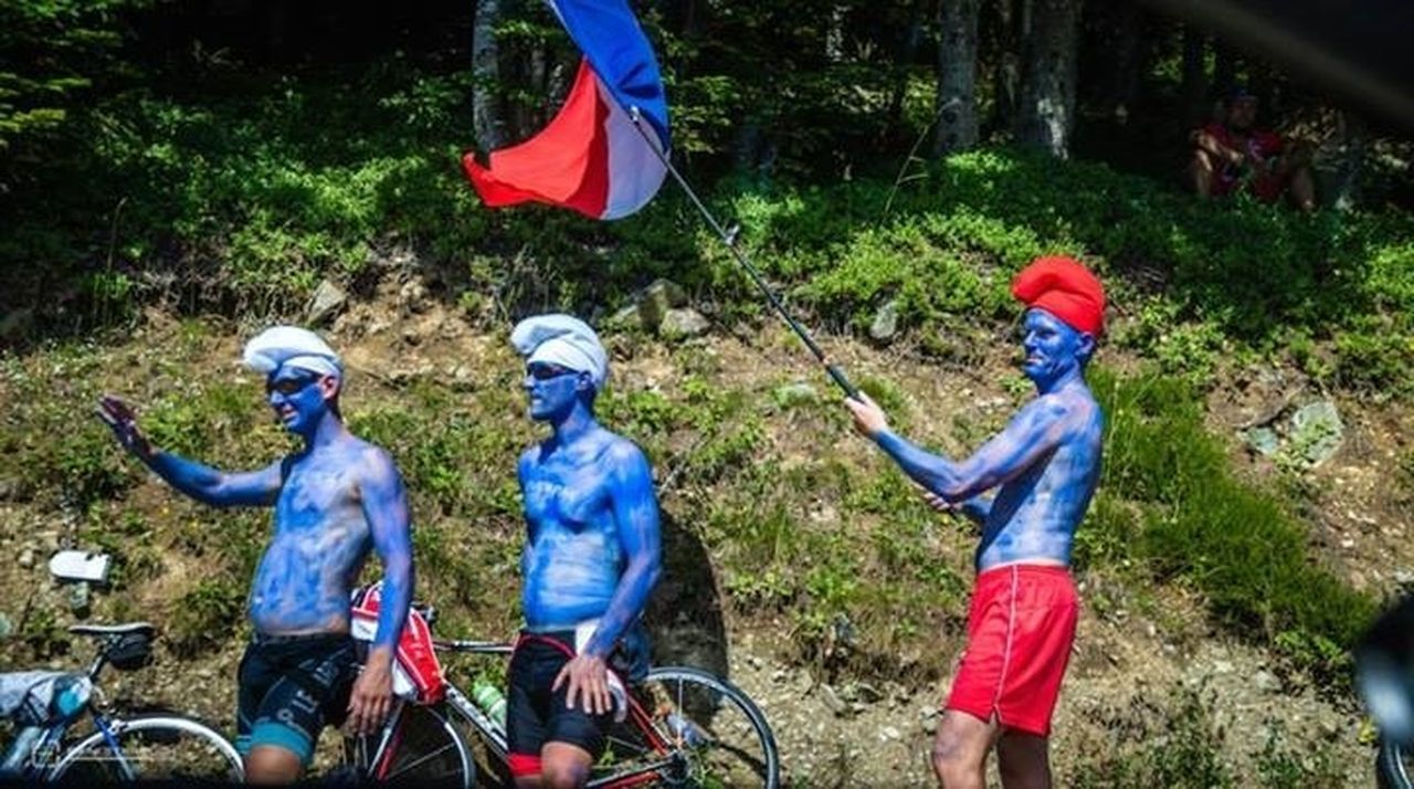 Čeští fanoušci na Tour de France 2014