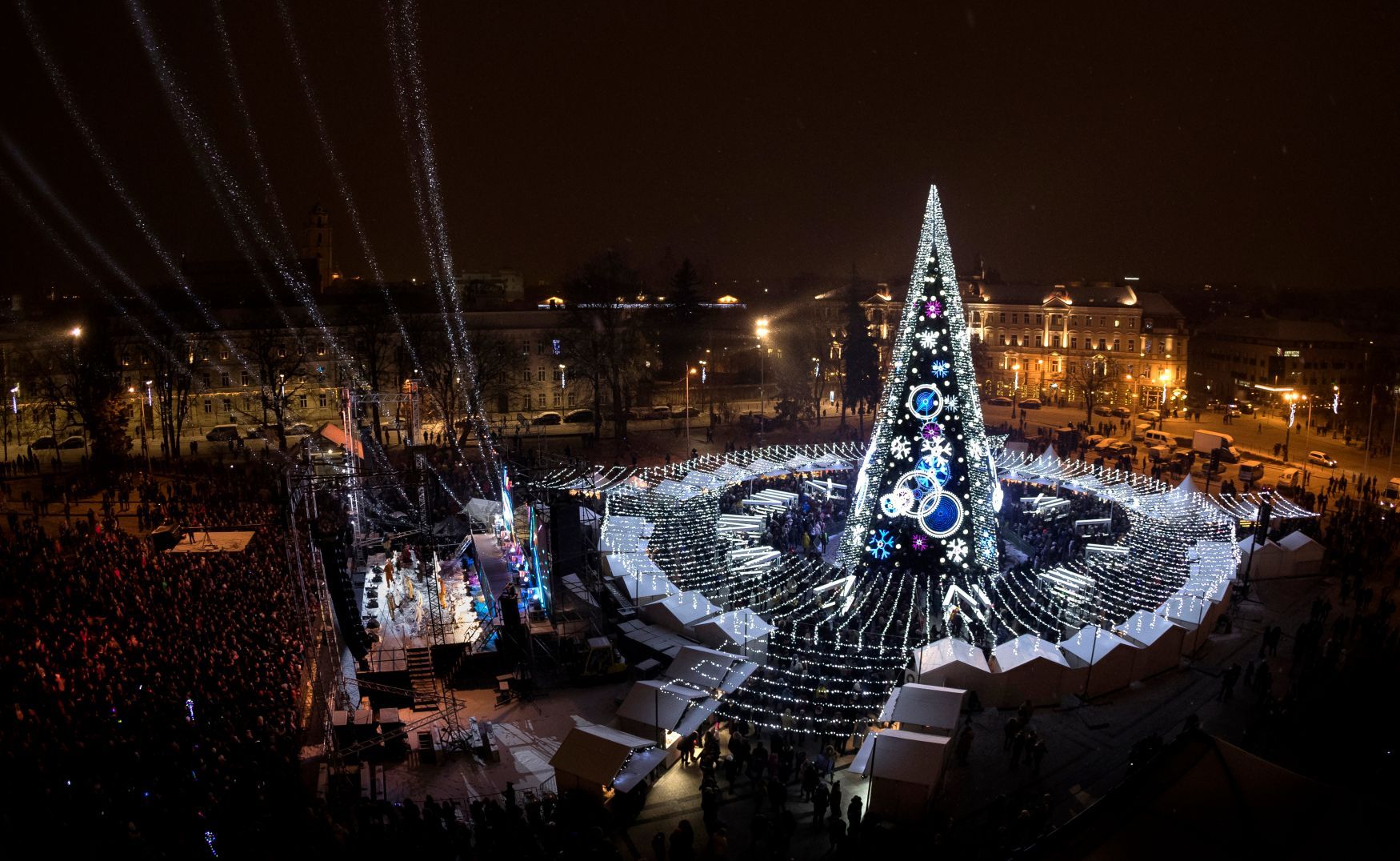 Vilnius ve vánočním hávu