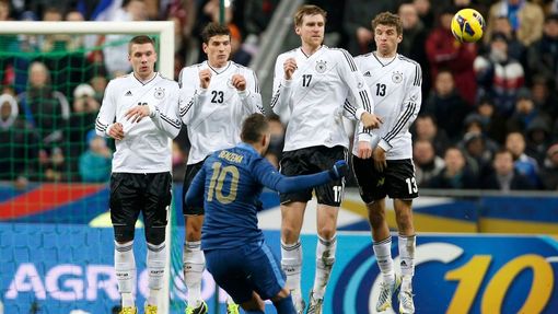 Fotbal, Francie - Německo: Karim Benzema (10)
