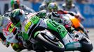 Honda MotoGP rider Alvaro Bautista of Spain rides during the French Grand Prix in Le Mans circuit, May 18, 2014. REUTERS/Stephane Mahe (FRANCE - Tags: SPORT MOTORSPORT)