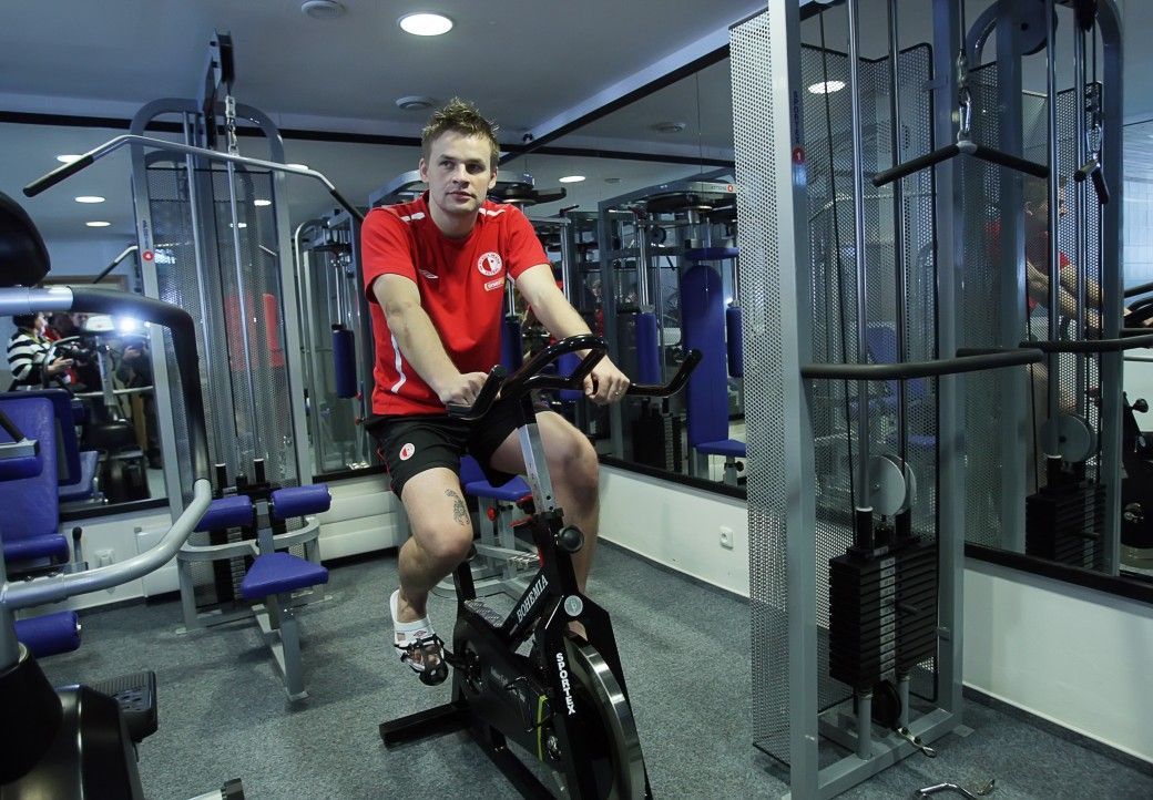 Zimní příprava fotbalistů Slavie