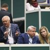 Fed Cup 2017: Miroslav Černošek, Kateřina Valachová a Jaroslav Faltýnek
