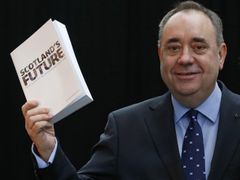 První skotský ministr a propagátor samostatnosti - Alex Salmond.