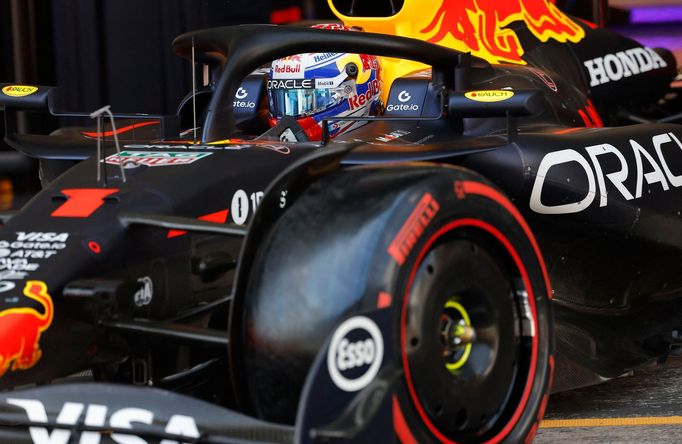 Max Verstappen, Red Bull v kvalifikaci na VC Španělska F1 2025