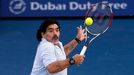 Maradona hraje tenis v Dubaji