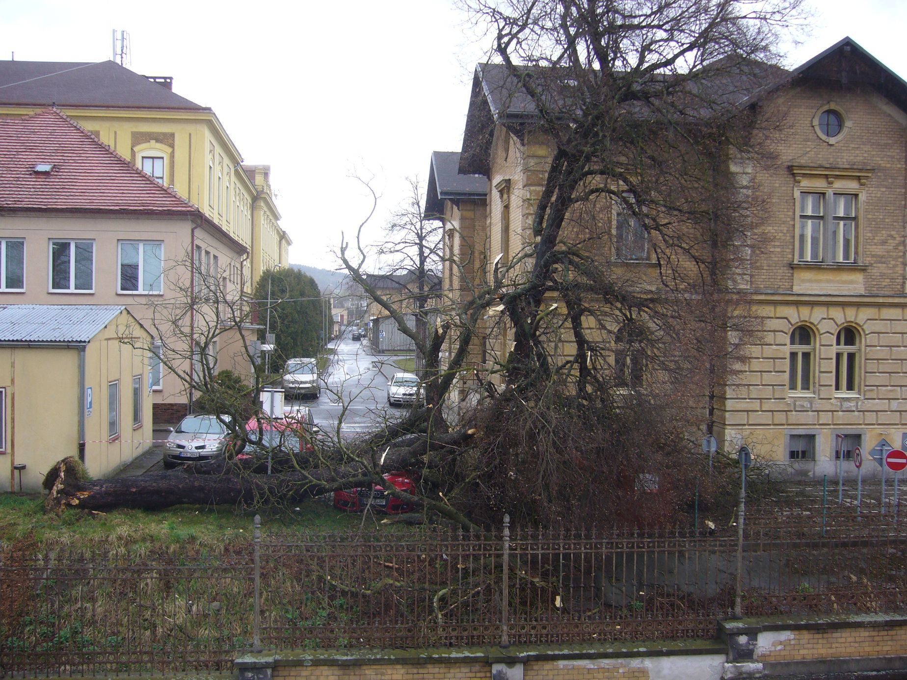 Sněžení 31. 3. 2015