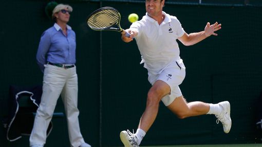 Ricard Gasquet v semifinále Wimbledonu 2015