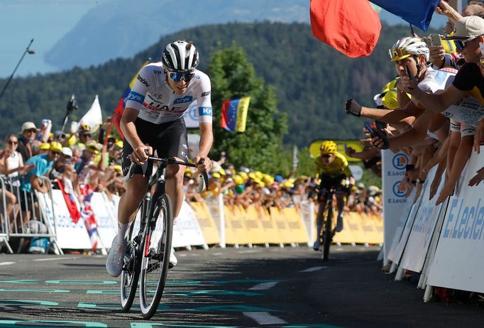 13. etapa Tour de France 2023: Tadej Pogačar a Jonas Vingegaard.